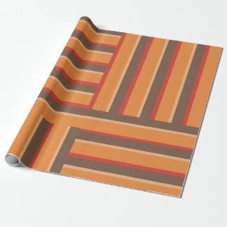 Retro Farbstreifen-Packpapier Geschenkpapier