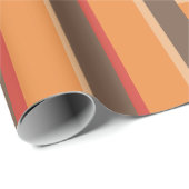 Retro Farbstreifen-Packpapier Geschenkpapier (Rolleneckpunkt)