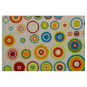 Retro FarbTupfen kreist Muster #5 ein Stoff (Fat Quarter (45,7 x 55,9 cm))