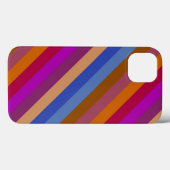 Retro-Farbverlaufsmuster Case-Mate iPhone Hülle (Rückseite (Horizontal))