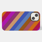 Retro-Farbverlaufsmuster iPhone Hülle (Rückseite (Horizontal))
