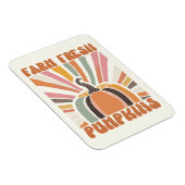 Retro Farm Fresh Pumpkins Magnet (Rechte Seite)