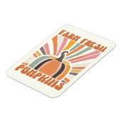 Retro Farm Fresh Pumpkins Magnet (Linke Seite)