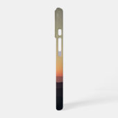 Retro Farmstead Silhouette iPhone 16 Hülle (Linke Seite)