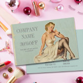 Retro Fashion Girl Hair Stylist Makeup Artist Flyer