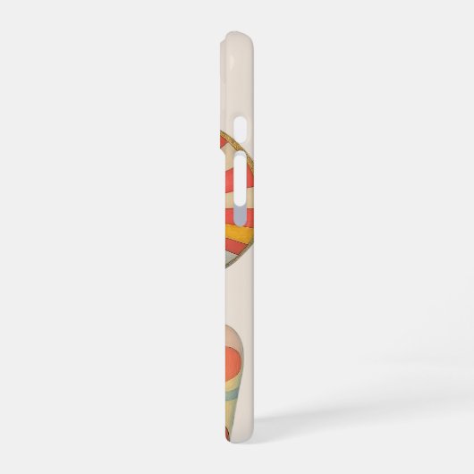 Retro Fashion Glamor Model with Monogram iPhone 16 Hülle (Linke Seite)