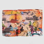 Retro Fashion Ladys Personalisiert Golf Handtuch (Horizontal)