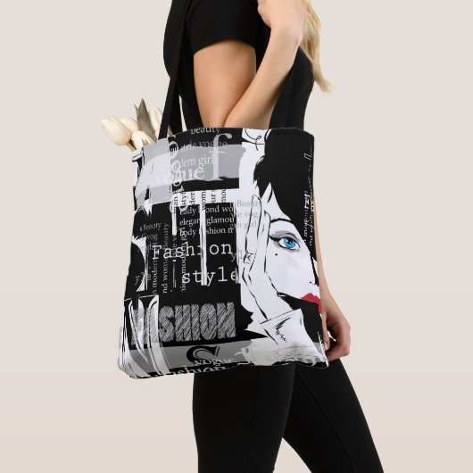 Retro Fashion Multiprint Tote Bag Tasche (Von Nahem)