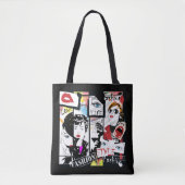 Retro Fashion Pop Art Multimedia-Tasche Tasche (Vorderseite)