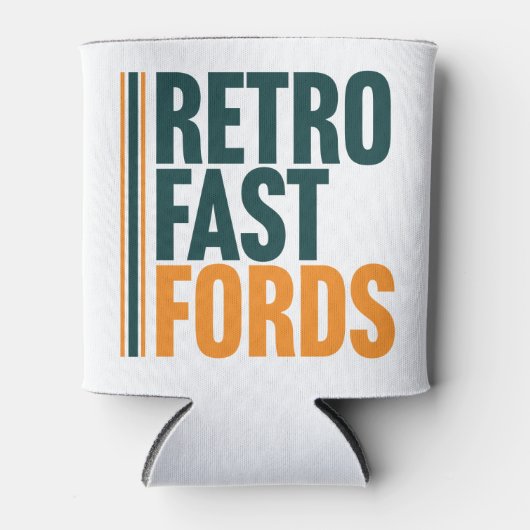 Retro Fast Fords Can Cooler Dosenkühler (Vorderseite)