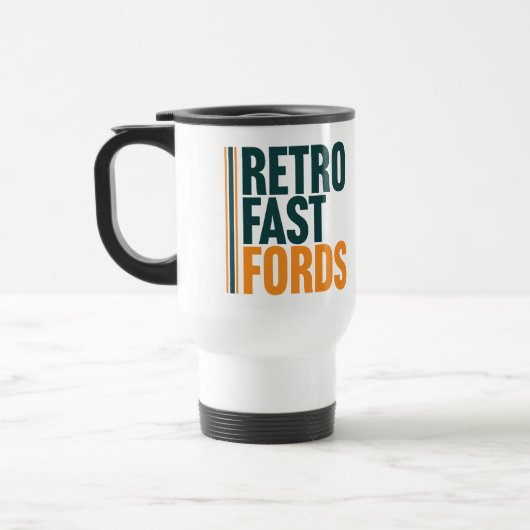 Retro Fast Fords Travel Mug Reisebecher (Links)