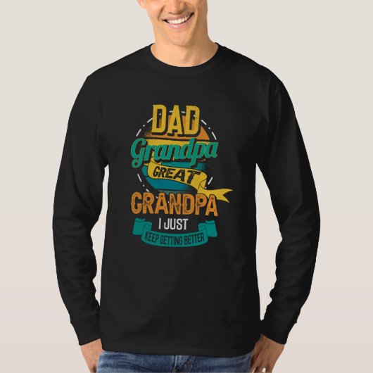 Retro Father's day saying for your Daddy and grand T-Shirt (Vorderseite)
