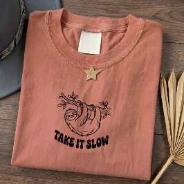 Retro-Faulheits-Grafik-T-Shirt für lässige Kleidun T-Shirt