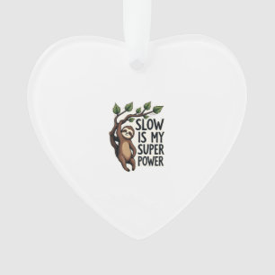 Retro-Faulheits-Zitat-Shirt Lustiges Langsames Leb Ornament