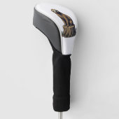 Retro-Faultiergravur-Wildlife-Shirt (3) Golf Headcover (angewinkelt)