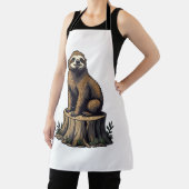 Retro-Faultiergravur-Wildlife-Shirt (3) Schürze (InSitu)