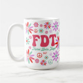 Retro FDT Foxtrot Delta Tango Kaffeetasse (Links)