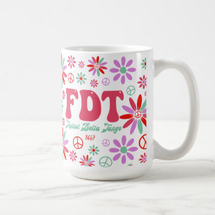 Retro FDT Foxtrot Delta Tango Kaffeetasse