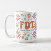 Retro FDT Foxtrot Delta Tango Kaffeetasse (Links)