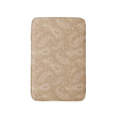 Retro-feater-blass-Muster Badematte (Vorderseite Vertikal)