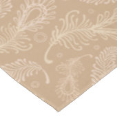 Retro-feater-blass-Muster Tischdecke (Schrägansicht)