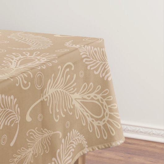 Retro-feater-blass-Muster Tischdecke (Beispiel)