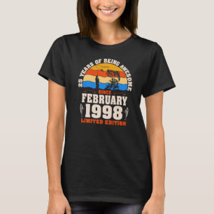 Retro Februar 1998 25 Jahre alter Fischfang 25. Ge T-Shirt