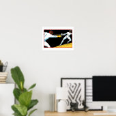 Retro-Fechtmeisterschaft Werbung Poster (Heimbüro)