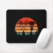 Retro-Federballschläger Shuttlecock Lustiger Feder Mousepad (Mit Mouse)