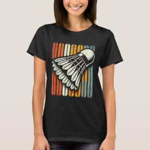 Retro Federballspieler  T-Shirt