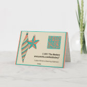 Retro Feiertage [Karte] Feiertagskarte (Rückseite)