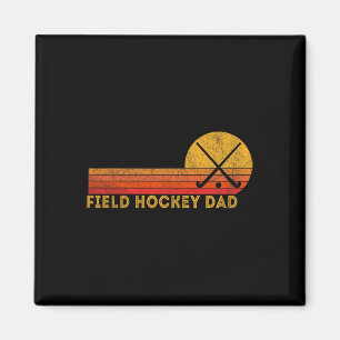 Retro Feldhockey-Vater Ll Vater Feldhockey-Spiel  Magnet