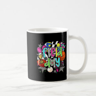 Retro-Feldtag Team-Sportlehrer Kinder letzter Tag Kaffeetasse