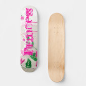 Retro Felsen-Prinzessin Skateboard (Vorderseite)