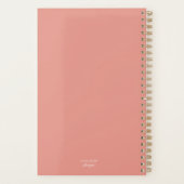 Retro Feminine Kalender Planer jedes Jahr nicht ak (Rückseite)