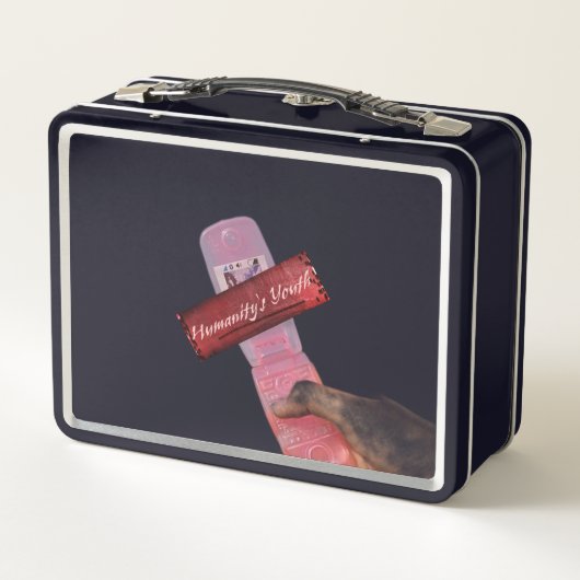 retro feminist aesthetic lunch box (Rückseite)