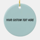 Retro Feminist Spaß Keramikornament (Hinten)