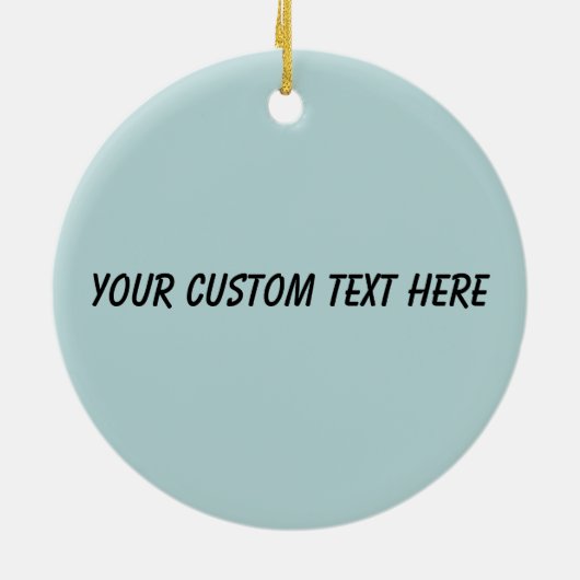 Retro Feminist Spaß Keramikornament (Hinten)