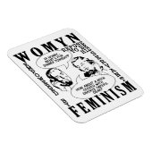 Retro Feminist Spaß Magnete (Rechte Seite)