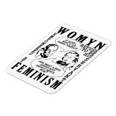 Retro Feminist Spaß Magnete (Linke Seite)