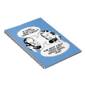 Retro Feminist Spaß Notebook Notizblock (Rechte Seite)