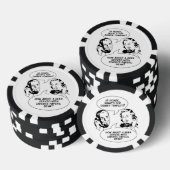 Retro Feminist Spaß Poker Chips (Stapel)