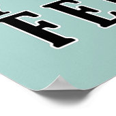 Retro Feminist Spaß Poster (Ecke)