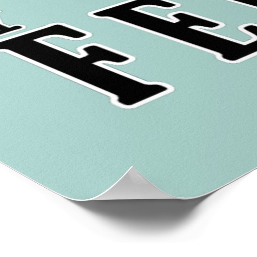 Retro Feminist Spaß Poster (Ecke)