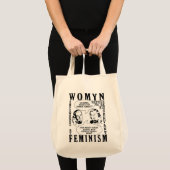 Retro Feminist Spaß Taschen (Vorderseite (Produkt))