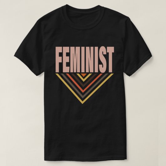 Retro Feminist T-Shirt (Design vorne)