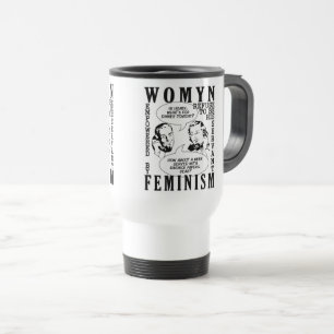 Retro-feministischer Humor Tassen