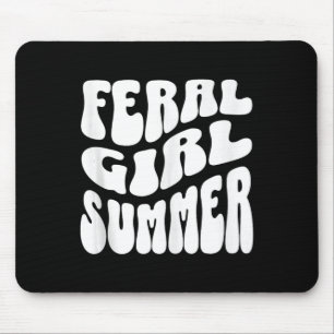 Retro Feral Girl Sommer Mama Teezeremonie auf dem  Mousepad