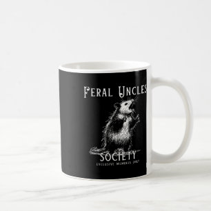Retro Feral Uncle Society Funny Opossum Liebhaber  Kaffeetasse