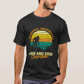 Retro Ferndale Washington Big Foot Souvenir T-Shirt (Vorderseite)